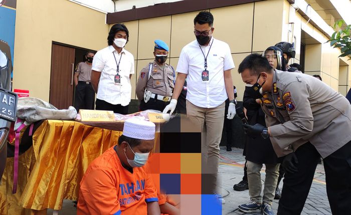 Edarkan Sabu, Bapak Dua Anak Dibekuk Satresnarkoba Polresta Sidoarjo