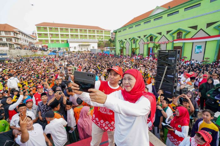 Diikuti Ribuan Santri, KORMI Jatim Gelar Lomba Olahraga Tradisional di PP Amanatul Ummah