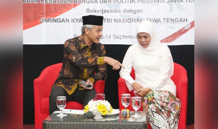 Bersama Gubernur Jateng, Gubernur Khofifah Ajak Libatkan Generasi Z dalam Konsolidasi Kebangsaan