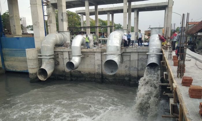 ​Pemasangan Pompa Petekan Rampung, Sudah Bisa Difungsikan untuk Cegah Banjir