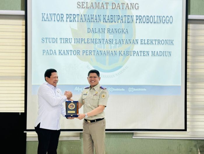 Persiapkan Layanan Sertifikat Tanah Elektronik, BPN Probolinggo Gelar Studi Tiru ke Madiun