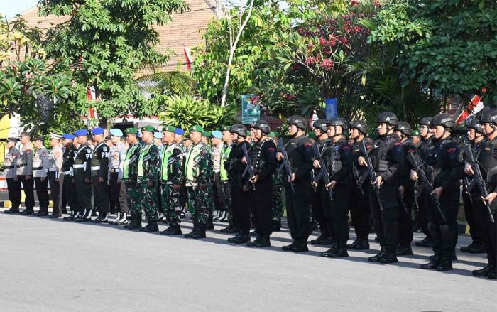 Jelang Pelaksanaan Pilkada 2024, Polres Madiun Kota Gelar Apel Operasi Mantap Praja Semeru