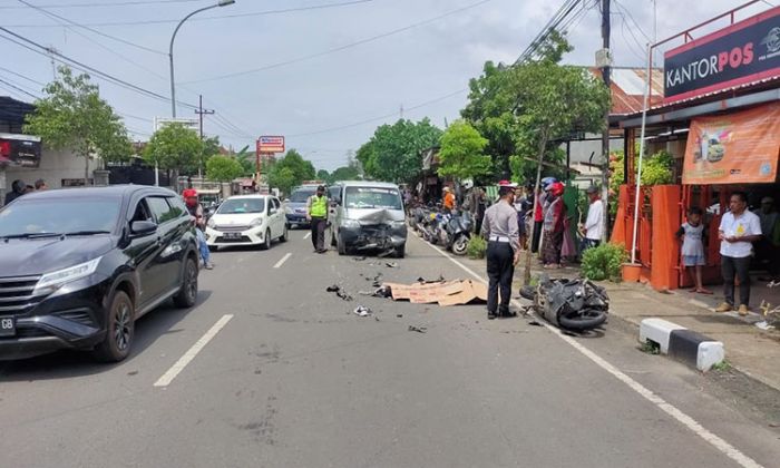 Motor vs Pikap, Satu Pengendara Motor Asal Bangilan Tuban Tewas di TKP