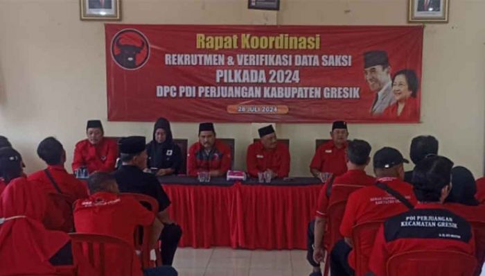 DPC PDIP Gresik Siapkan 1.854 Saksi untuk Pilkada 2024