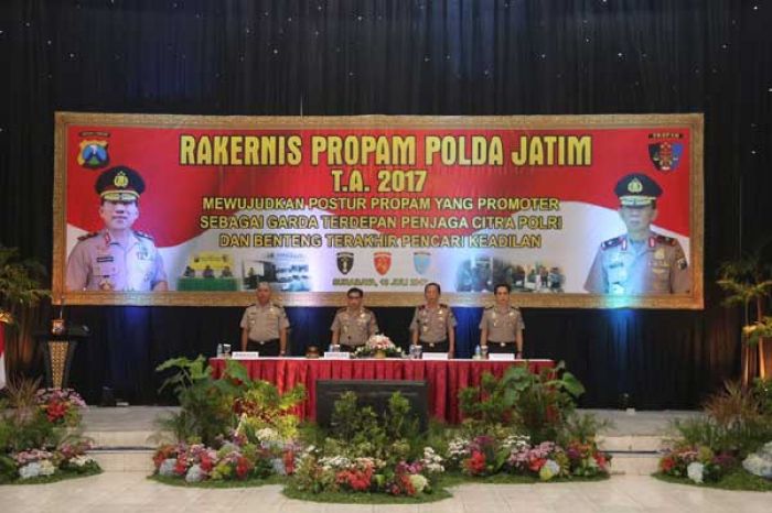 Polda Jatim Gelar Rakernis Bidpropam 2017 