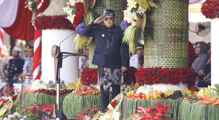 ​Puncak Peringatan Hari Jadi Ke-79, Pj Gubernur Adhy: Jatim Siap Jadi Gerbang Nusantara Baru