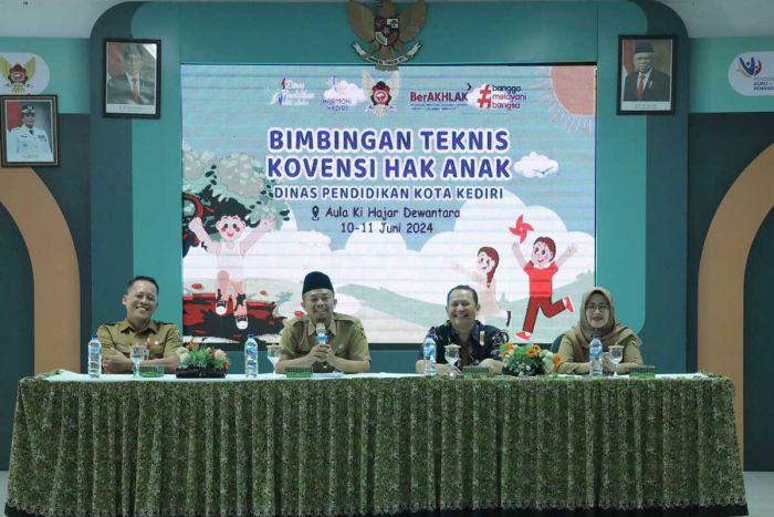 Fokus Lindungi dan Pemenuhan Hak Anak di Sekolah, Pemkot Kediri Gelar Bimtek Konvensi Hak Anak