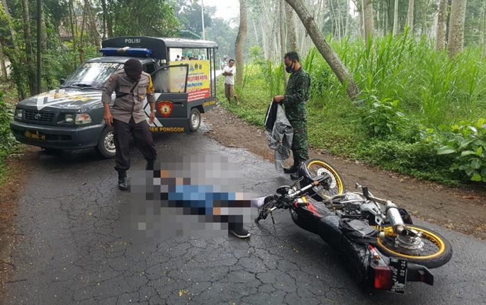 Tikungan Hutan Maliran Blitar Memakan Korban, Siswa SMA Tewas Tabrakan Dengan Truk