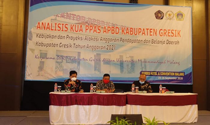 Bedah KUA PPAS 2021, DPRD Gresik Ragu Target RPJMD 2021 Terpenuhi