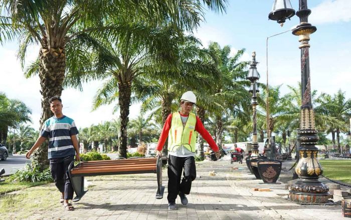 Bupati Kediri Percantik Monumen SLG Jadi Lebih Instagramable