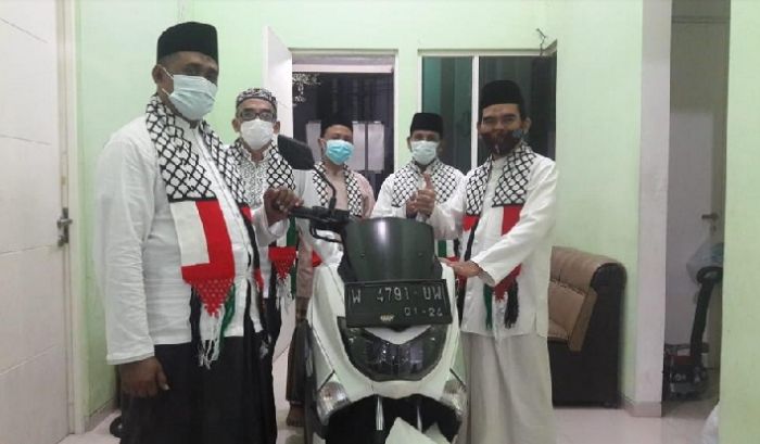 Galang Dana Peduli Palestina, Ikadi Sidoarjo Lelang Satu Sepeda Motor