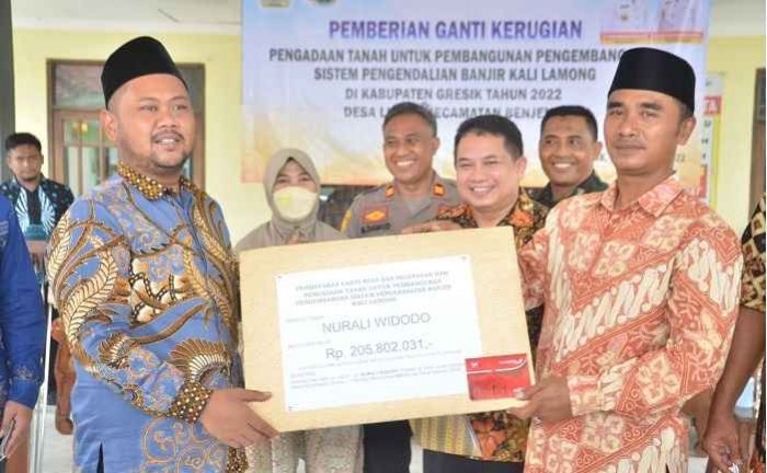 Pemkab Gresik Mulai Gencarkan Pembebasan Lahan untuk Penanganan Kali Lamong