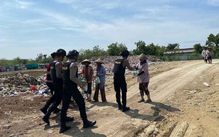 Top! Kasat Samapta Polres Ngawi Inisiasi Berbagi Makanan Sehat di Pedesaan