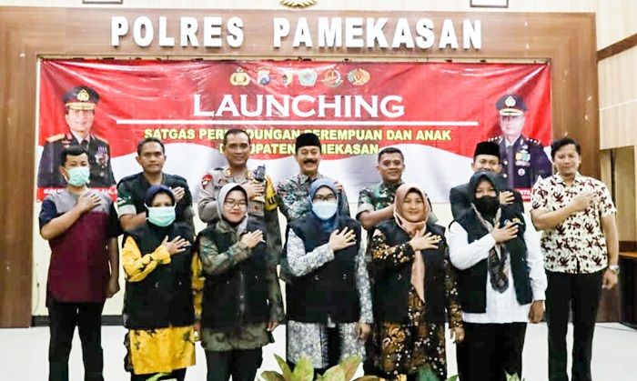 Polres Pamekasan Launching Satgas Perlindungan Perempuan dan Anak, Wabup Fattah Jasin Dukung Penuh