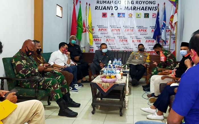 Antisipasi Konflik, Forkopimda Sambangi Posko Pemenangan Dua Paslon Bupati - Wakil Bupati Blitar