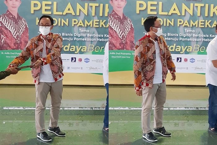 Bupati Kenalkan Tamam Batik Jacket di Acara Pelatikan Ketua Kadin Pamekasan