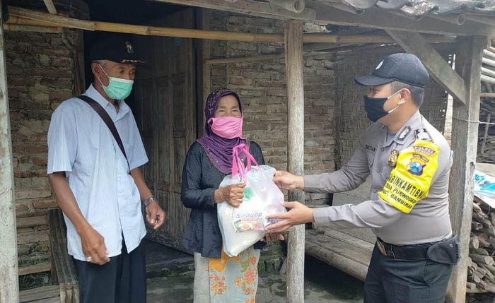 Polresta Banyuwangi Kembali Salurkan Bantuan Baksos dari Rumah ke Rumah