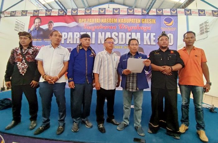 Soal Hadiri Pernikahan Kambing dengan Manusia, Nasdem Gresik Serahkan Nasib Nur Hudi dan Nasirm