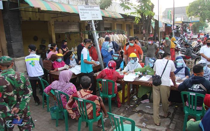 Pemkab Ngawi Gelar Rapid Test, ​Pasar Kedung Prau Ditemukan Reaktif Terbanyak