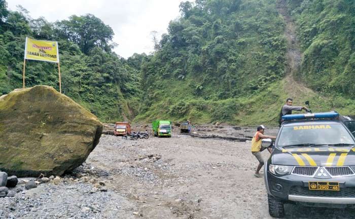 Pasca Longsor, Polres Blitar Tak Tutup Lokasi Tambang Pasir