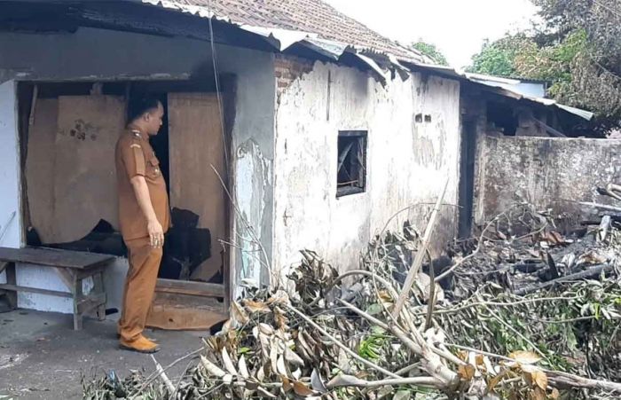 Si Jago Merah Lalap Gudang Mebel di Pasuruan 