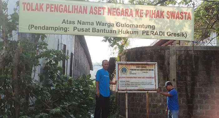  Warga Gulomantung Gresik Tolak Aset Tanah Kelurahan Disewakan ke Swasta