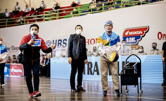 Gubernur Ridwan Kamil Cetak 3 Poin saat Penutupan Honda DBL Seri Jabar