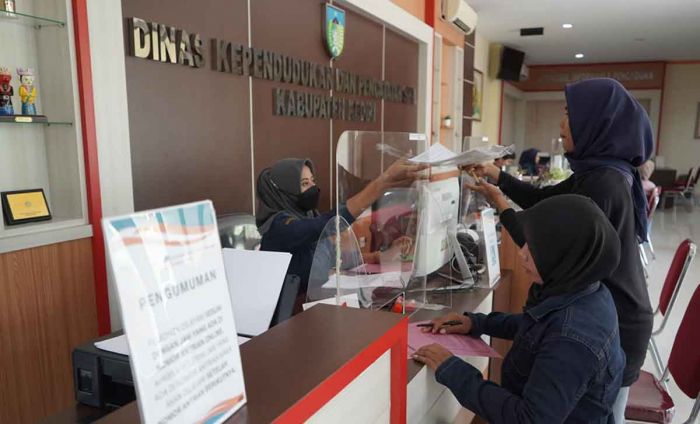 Dispendukcapil Kabupaten Kediri Genjot Perekaman e-KTP Jelang Pemilu 2024