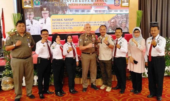 Optimalkan Penegakan Perda, Satpol PP Kota Malang Dapat Workshop