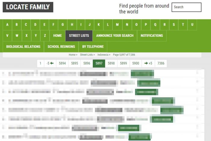 Waspada! Website Locate Family Bocorkan Data Pribadi Mulai dari Nama, Alamat Hingga Nomor HP
