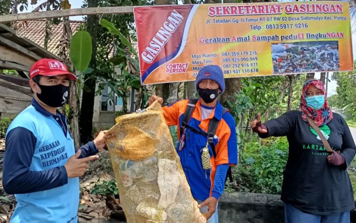 Gaslingan Pemuda Sidomulyo, Himpun Sampah Untuk Bantu Bangun Tempat Ibadah dan Kegiatan Sosial