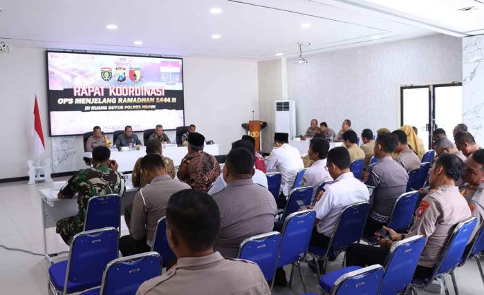 Cipta Kondisi saat Ramadhan 2023, Polres Ngawi Gelar Rakor Lintas Sektoral