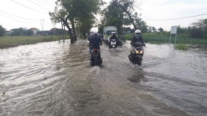 Luapan Kali Lamong Kian Meluas, Petani Hanya Bisa Mengeluh dan Pasrah Tiap Tahun