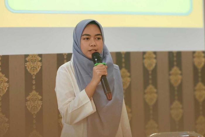 Rania Naura Mantan Siswa SMP Al Falah Deltasari Sidoarjo Penemu Eco Lindi Berbagi Inspirasi