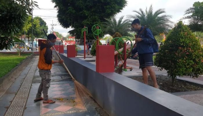 ​Tak Pakai Masker di Kota Blitar, Selain Dihukum Bersih-bersih, KTP Bisa Disita