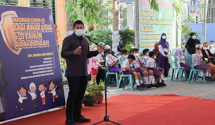 Wali Kota Kediri Ajak Orang Tua untuk Tidak Ragu Soal Vaksinasi Covid-19 bagi Anak Usia 6-11 Tahun