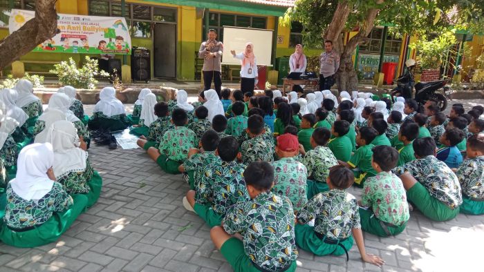 ​Cegah Bullying, Polisi Edukasi Pelajar SDN Janti Tulangan Sidoarjo