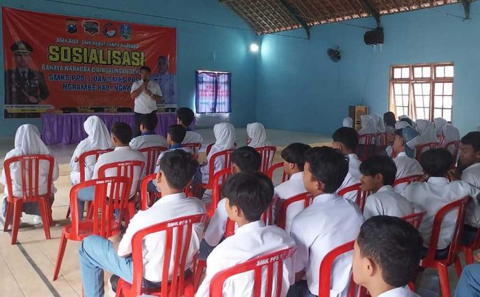 Satresnarkoba Polres Ngawi Ajak Pelajar Perangi Narkoba