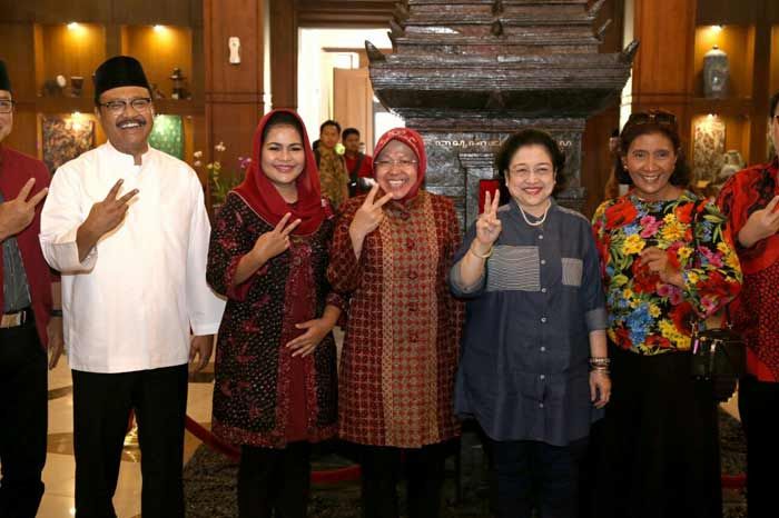 HUT Surabaya ke-725, Gus Ipul-Puti: Bu Risma Makin Moncer