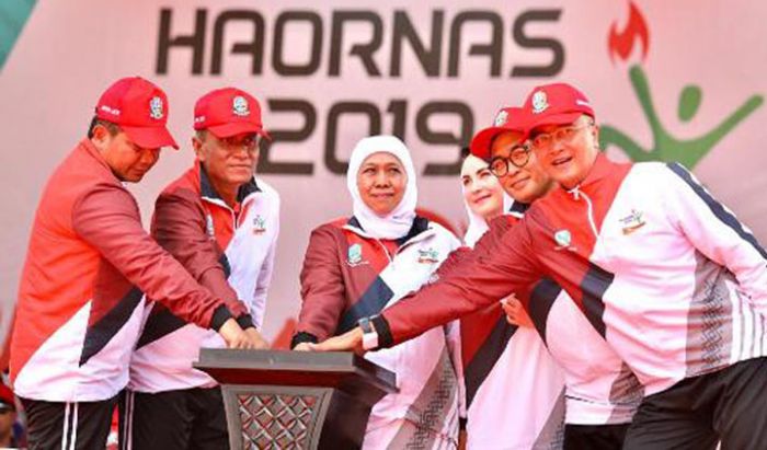 ​Peringati Haornas, Gubernur Khofifah Launching Jatim SEGER (Senang Gerak)