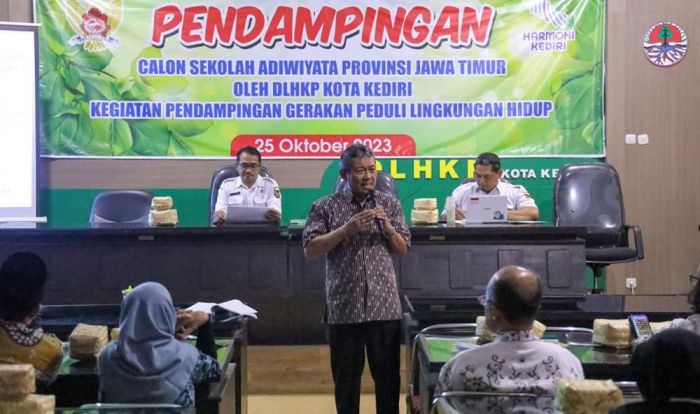 Dorong Sekolah Raih Predikat Adiwiyata, Pemkot Kediri Berikan Pendampingan