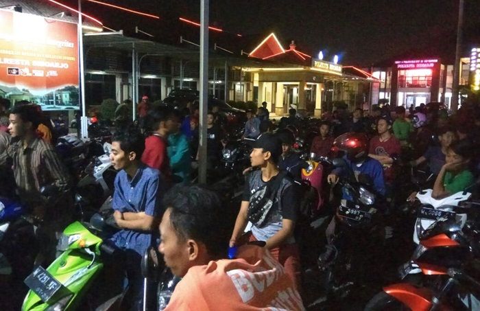 Kerap Resahkan Pengguna Jalan, Polresta Sidoarjo Razia Balapan Liar