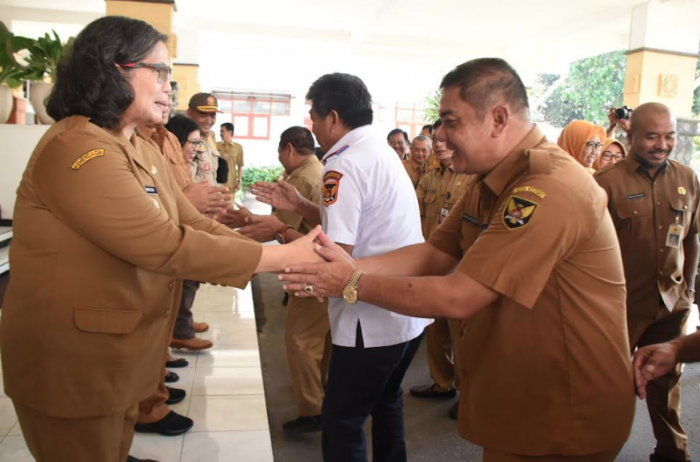 Halal Bihalal dengan Jajaran Pemkot Kediri, Pj Zanariah Ungkap soal Aturan WFH