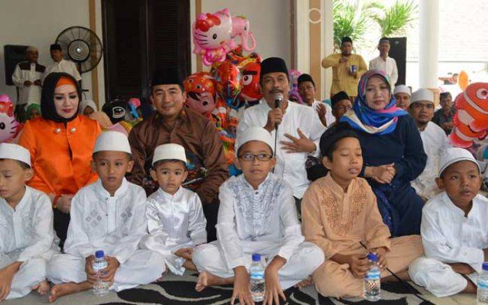 Lebaran, Wabup Santuni Ratusan Yatim di Rumdis