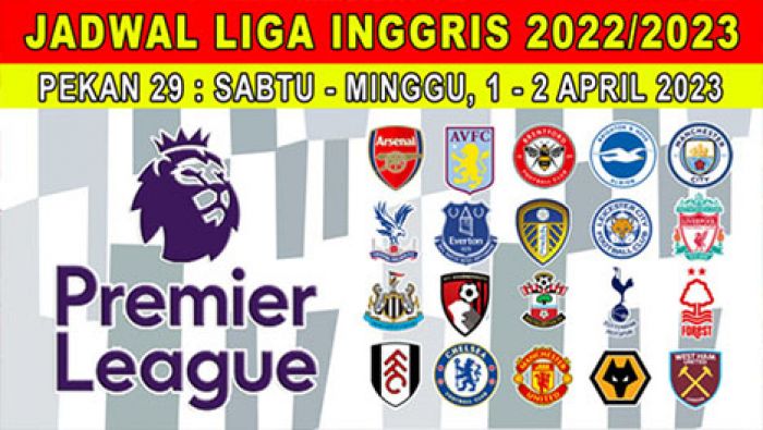 Jadwal Liga Inggris 1-2 April 2023: Big Match Manchester City vs Liverpool, Newcastle vs Man United