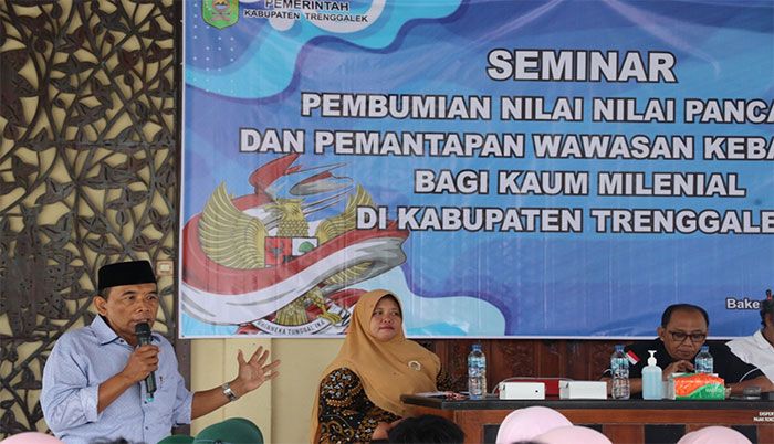 Bakesbangpol Trenggalek Gelar Seminar soal Pancasila untuk Milenial