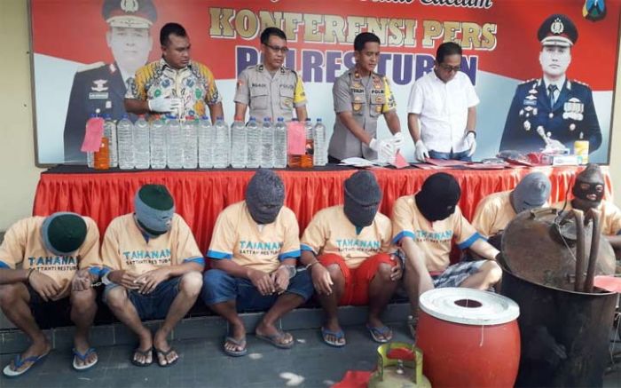 Selama Januari 2019, Polres Tuban Tumpas 19 Kasus Narkoba dan Miras