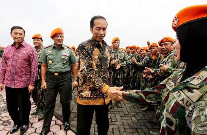 Jokowi Terus Lakukan Psywar, Sambangi Mako Paskhas, Temui Danrem se-Indonesia