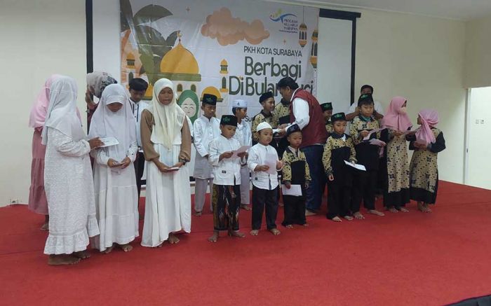 Berbagi di Bulan Suci, Pendamping PKH Surabaya Gelar Buka Bersama dan Santunan Anak Yatim