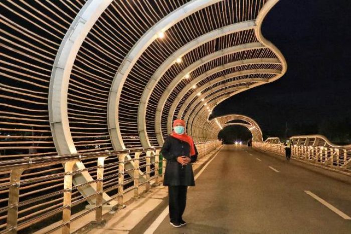 Ke Pantai Marina Boom, ​Gubernur Khofifah: Inovasi Banyuwangi Bisa Jadi Inspirasi Bagi Daerah Lain